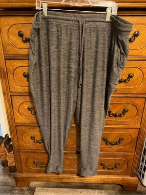 Maurices Heather Gray Drawstring Joggers